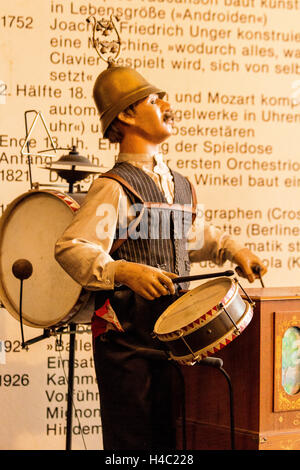 Ein-Mann-Band, Siegfrieds mechanischen Musical Instrument Museum, Rüdesheim, Rheinschlucht, Deutschland, Europa Stockfoto