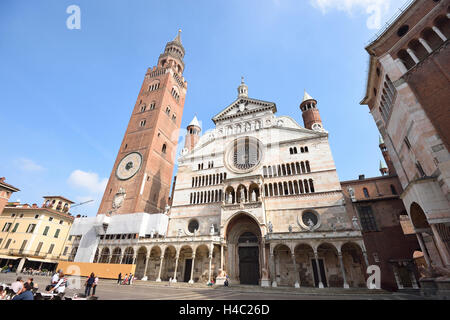 Europa, Italien, Lombardei, Cremona, Cattedrale di Cremona, Stockfoto