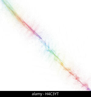 Diagonale bunte Linien auf einer quadratischen backgorund Stockfoto