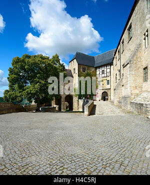 Deutschland, Sachsen-Anhalt, Burgenlandkreis, Freyburg (Unstrut), Schloss Neuenburg Stockfoto