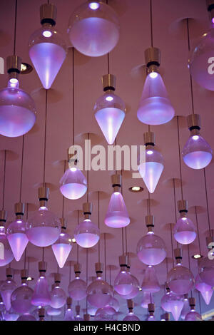 London, Museum, Gastronomie, Lampen Stockfoto