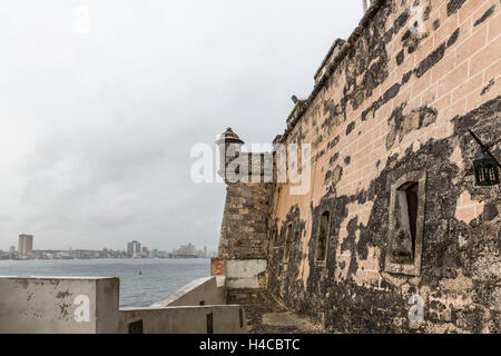 Festung Fortaleza de San Carlos De La Cabana, Havanna, La Habana del estnischen, La Habana, Cuba, der Republik Kuba, die großen Antillen, Karibik Stockfoto