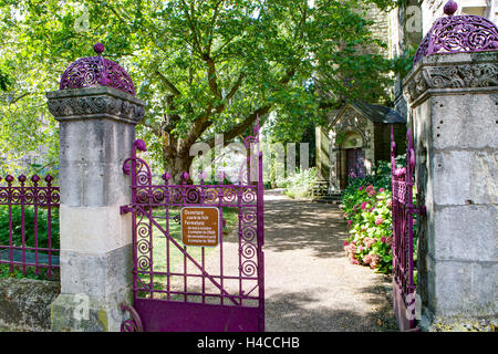 Parken Sie in der Temple Neuf, Kirche, Metz, Département Moselle, Region Champagne-Ardenne-Elsass-Lothringen, Frankreich, Stockfoto