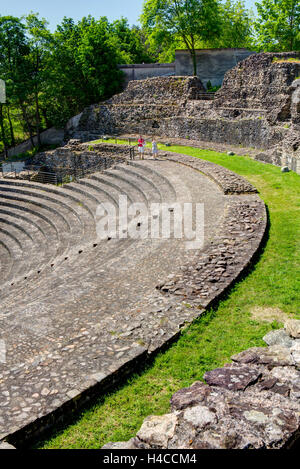 Antike Theater Fourvière Hügel Fourvière, Lyon, Frankreich, Region Auvergne Rhône Albtraum Stockfoto