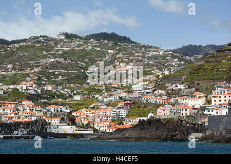 Madeira, Küstenlandschaft von Camara de Lobos Stockfoto