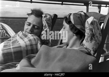 Eine Reise Nach Italien, Italienisch 1930er Jahre. Eine Reise nach Italien, 1930er Jahre Stockfoto