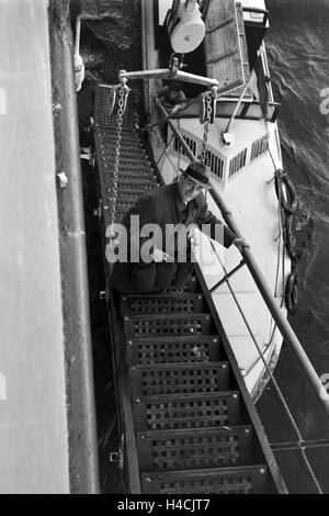 Eine Kreuzfahrt Nach Norwegen, 1930er Jahre Deutsches Reich. Eine Kreuzfahrt nach Norwegen, Deutschland, 1930er Jahre Stockfoto