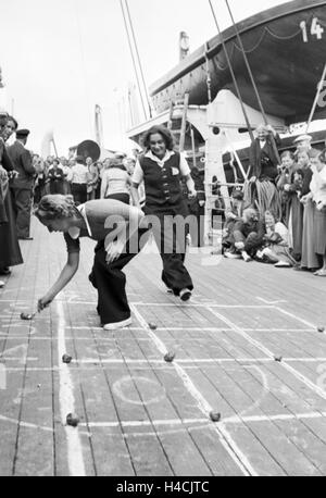 Eine Kreuzfahrt Nach Norwegen, 1930er Jahre Deutsches Reich. Eine Kreuzfahrt nach Norwegen, Deutschland, 1930er Jahre Stockfoto