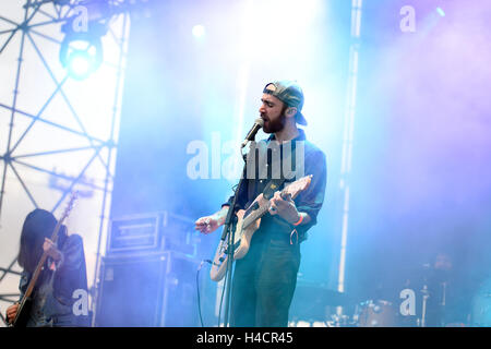 VALENCIA, Spanien - 5 APR: Igitt führt (Band) auf MBC Fest am 5. April 2015 in Valencia, Spanien. Stockfoto