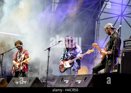 VALENCIA, Spanien - 5 APR: Igitt führt (Band) auf MBC Fest am 5. April 2015 in Valencia, Spanien. Stockfoto