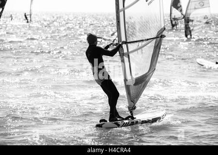 Windsurfer auf dem Surf-Festival Fehmarn 2016 Stockfoto