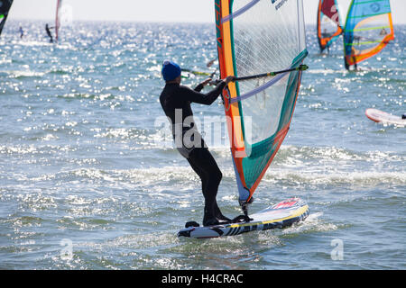 Windsurfer auf dem Surf-Festival Fehmarn 2016 Stockfoto