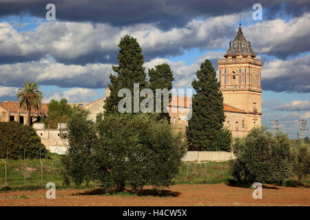 Spanien, Andalusien, Provinz Sevilla, Santiponce, Kloster Monasteiro de San Isidoro Del Campo Stockfoto