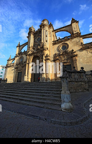 Spanien, Andalusien, Jerez De La Frontera in der Provinz Cádiz, die Kathedrale Antigua Colegiata de San Savator Stockfoto