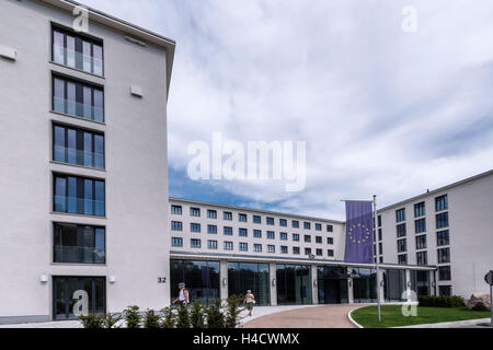 Binz, Prora, Mecklenburg-Vorpommern, ehemaligen Badeort der KdF-NS-Organisation "Kraft durch Freude" Wiederaufbau zu modernem Luxus Apartments Stockfoto