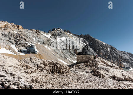 Kirche Maria Heimsuchung ","Zugspitze" Stockfoto