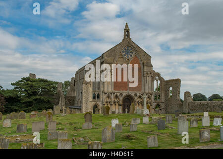 Binham Priory und Pfarrkirche, Norfolk, England Stockfoto