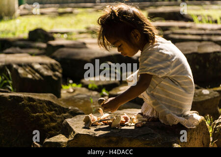 Mädchen in Kambodscha Siem Reap Stockfoto