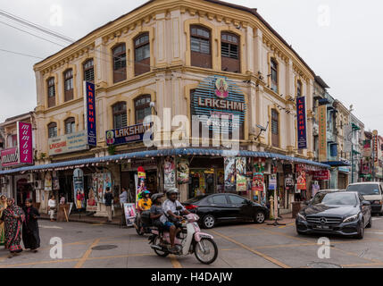 Impressionen Little India, Georgetown, Penang, Malaysia, Kedah, Blick auf die Stadt, städtischen Leben, Menschen, Einkaufsstraße Stockfoto