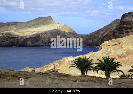 Madeira in Cap Ponta de Sao Lourenco, Landschaft am östlichen Ende der Insel Stockfoto