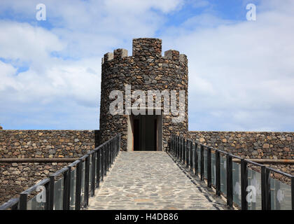 Forte Sao Joao Baptista, kleine Festung, jetzt ein Aquarium Aquario es Küste Madeiras in Porto Moniz im Nordwesten die Insel Madeira Stockfoto