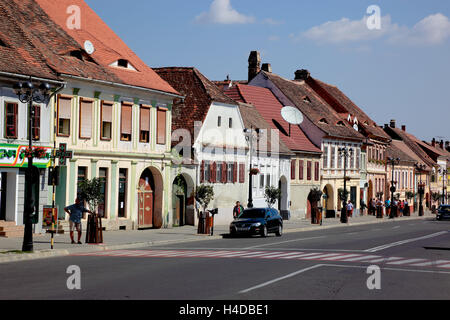 Hermannstadt, in Deutsch Heltau, Siebenbürgisch sächsischen De Holding, ist eine deutsche (Siebenbürger Sachsen) gegründet und seit Jahrhunderten von der Mehrheit aus Siebenbürger Sachsen bewohnte Stadt in Siebenbürgen, Rumänien Stockfoto