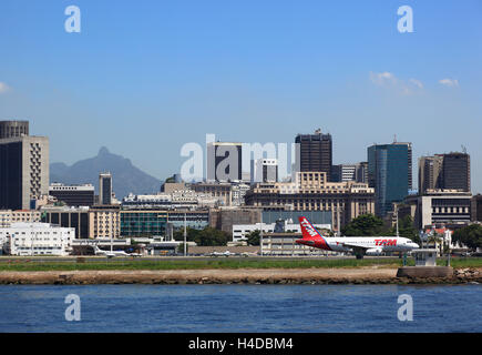 Flughafen Aeroporto Santos Dumont, Rio De Janeiro, Brasilien Stockfoto