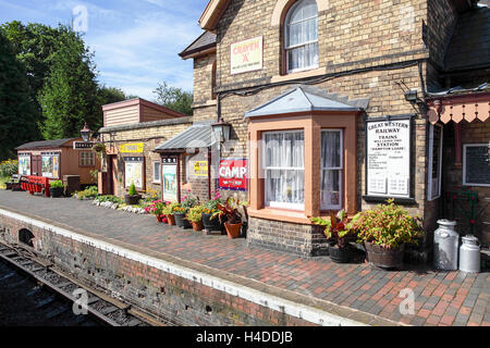 Hampton Loade Station auf dem Severn Valley Railway in Shropshire. Stockfoto