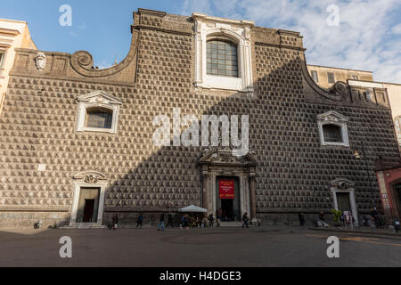 Chiesa del Gesù Nuovo, Kirche, Italien, Kampanien, Neapel Stockfoto