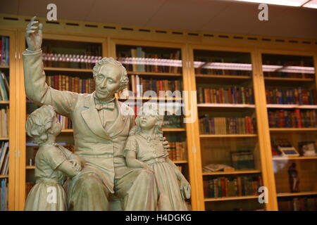 Hans Christian Anderson-Statue Stockfoto