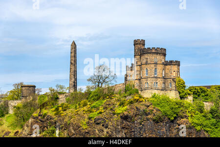 Das Haus des Gouverneurs auf dem Calton Hill in Edinburgh - Schottland Stockfoto