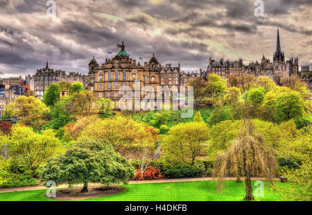 Bank of Scotland in Edinburgh Gebäude Stockfoto