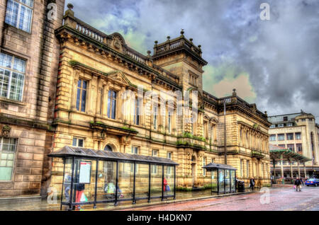 Gebäude in der Innenstadt von Preston, England Stockfoto