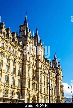 North Western Hotel, ein historisches Gebäude auf Lime Street in Liverpool Stockfoto