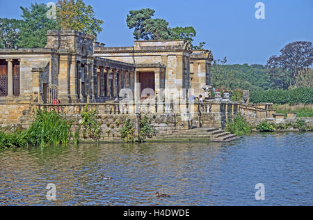 Heaver Burg, Loggia Brunnen Statue, Kent, Stockfoto