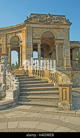 Heaver Burg, Loggia Brunnen Statue, Kent, Stockfoto