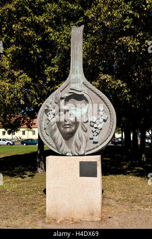 Denkmal des Fado und Amalia Rodrigues, die portugiesische Nationalhymne und seinem legendären Interpreter, in Lissabon, Portugal Stockfoto