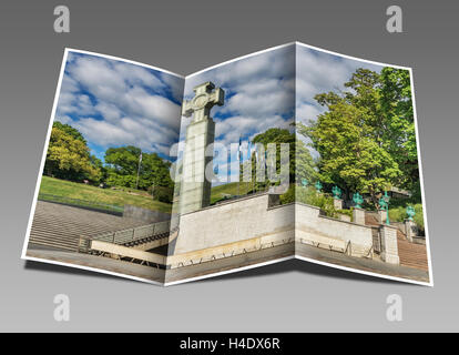 Platz der Freiheit gehört zu den wichtigsten Plätzen in Tallinn, Estland, Baltikum, Europa Stockfoto