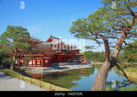 Stadt in Japan, Kyoto, Uji, Byodoin-Tempel, UNESCO-Welterbe Stockfoto