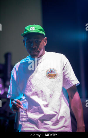 Tyler, The Creator führt auf Neon-Wüste-Musik-Festival am 28. Mai 2016 in El Paso, Texas. Stockfoto