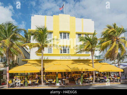 Hotel Florida, Miami Beach, Art-Deco-District, Ocean Avenue, Leslie Stockfoto