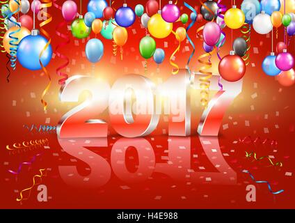 Glückliche neue 2017 Stock Vektor