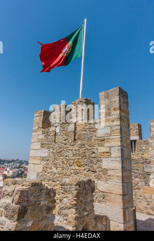 São Jorge Castle, Lissabon, Portugal. Stockfoto
