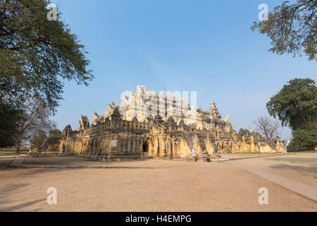 Maha Aungmye Bonzan Kloster, auch bekannt als Kyuang "OK", Inwa, Mandalay, Myanmar Stockfoto