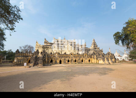 Maha Aungmye Bonzan Kloster, auch bekannt als Kyuang "OK", Inwa, Mandalay, Myanmar Stockfoto