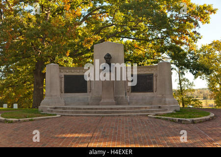 Lincoln-Adresse-Denkmal in der Soldaten Staatsangehörig-Kirchhof, Nationalpark Militiary Gettysburg, Pennsylvania, USA Stockfoto