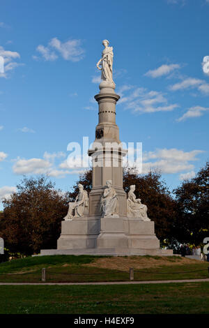 Soldatenräte Nationaldenkmal, Website der Gettysburg Adresse, befindet sich auf dem Friedhof Stockfoto