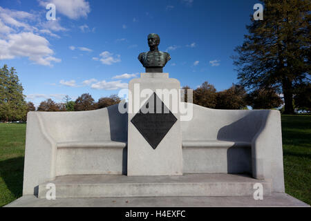 Denkmal für General Major Charles H T Collis in der Soldaten Staatsangehörig-Kirchhof in Gettysburg Pennsylvania PA Stockfoto