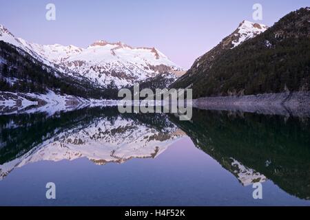 Lac D'Oredon in den französischen Pyrenäen Stockfoto