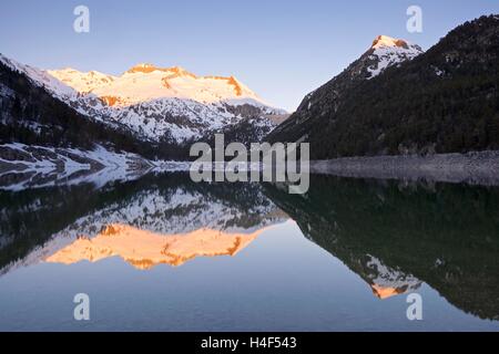 Lac D'Oredon in den französischen Pyrenäen Stockfoto